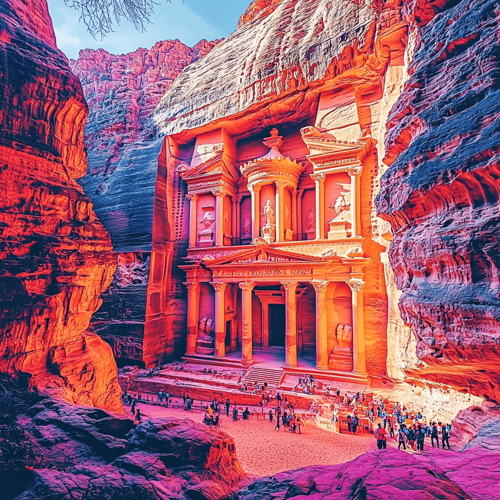Ancient City Of Petra - Jordan Paint By Numbers Kits