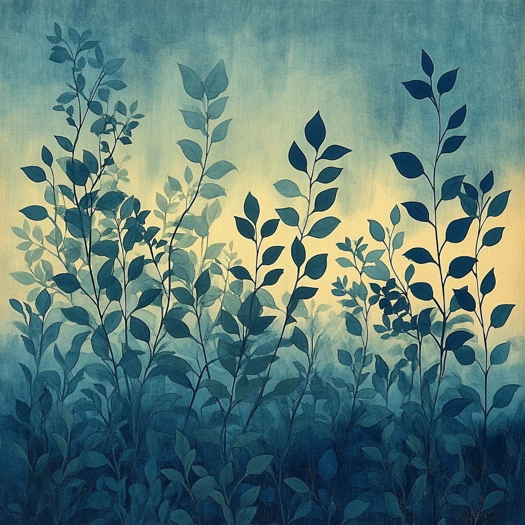 Leonardo Da Vinci Inspired Aurora Garden Number painting