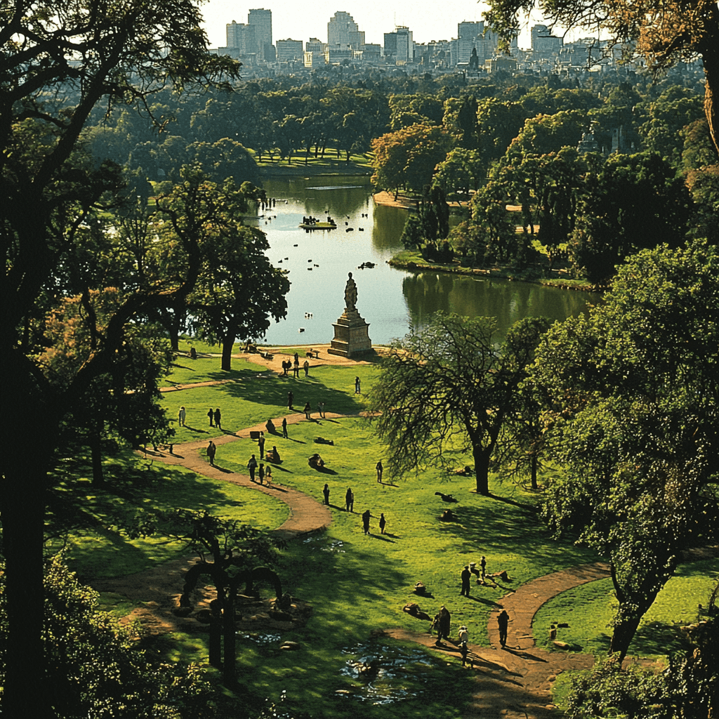 Bosque De Chapultepec - Mexico City Paint By Number