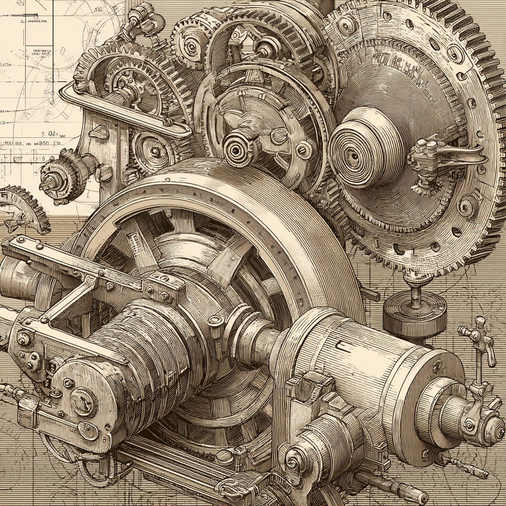 Da Vinci Inspired Da Vinci's Mechanical Fantasy Numbered Painting Kits