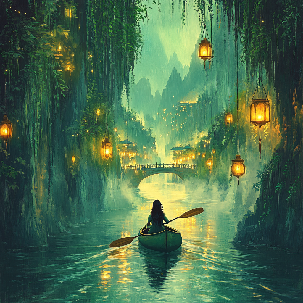 Raya River Journey Disney Inspired Paint by numbers art