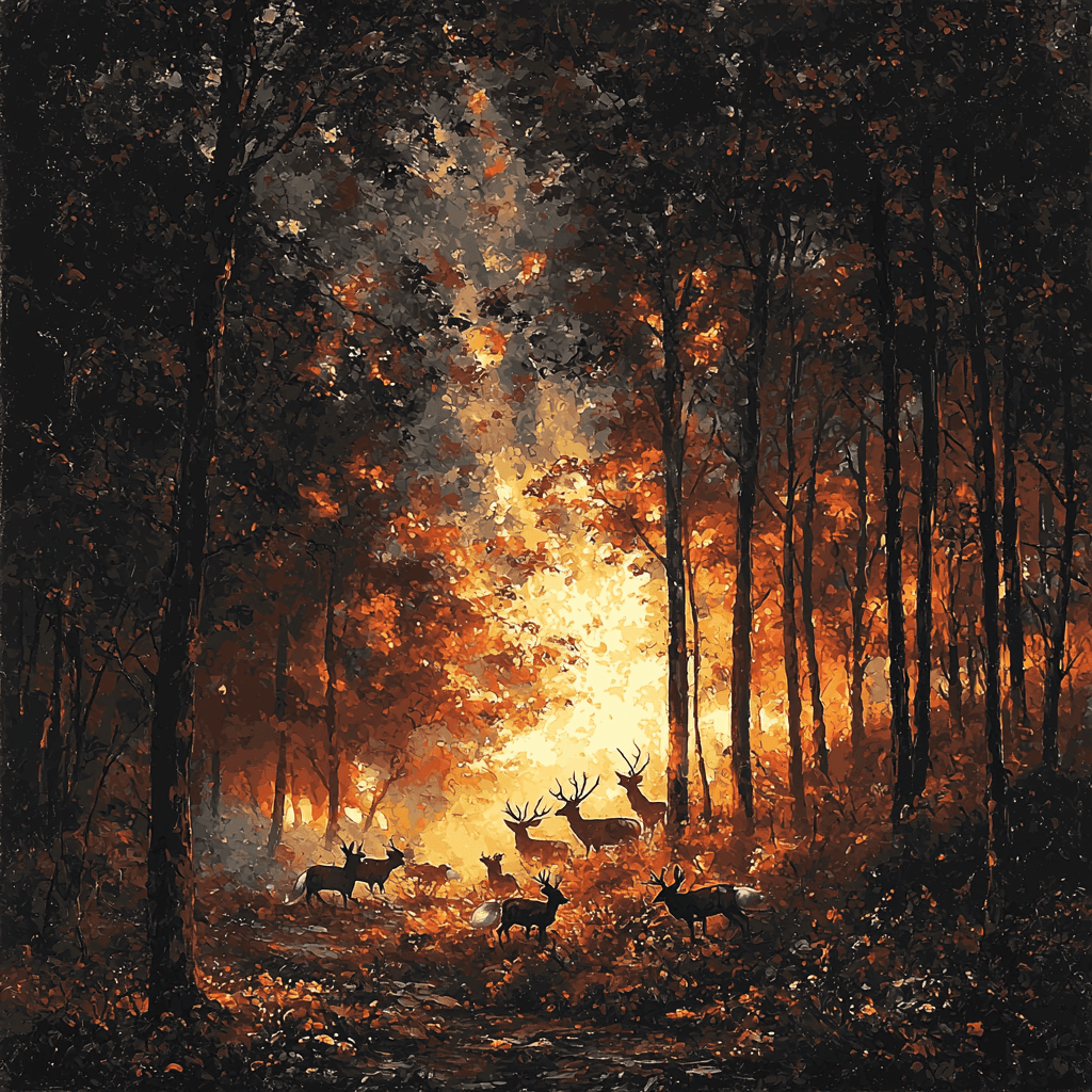 Caravaggio Inspired Chiaroscuro Woodland Creatures Paint By Numbers Kits