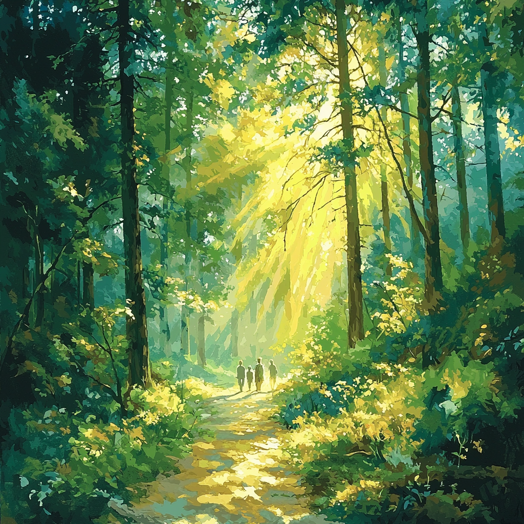 Pathways Of Love Numbered Painting Kits