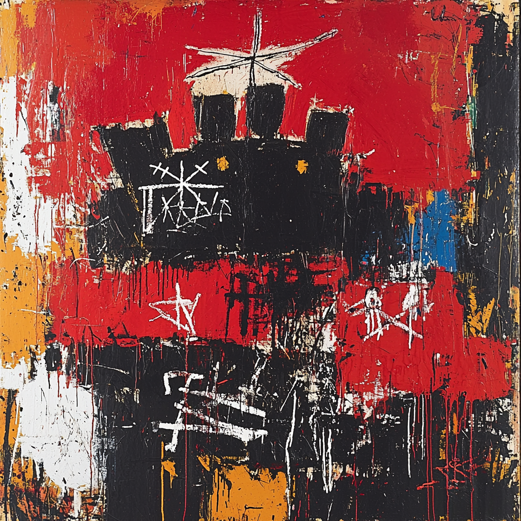 Jean-Michel Basquiat Inspired Voices Of The Past Paint By Numbers Kits