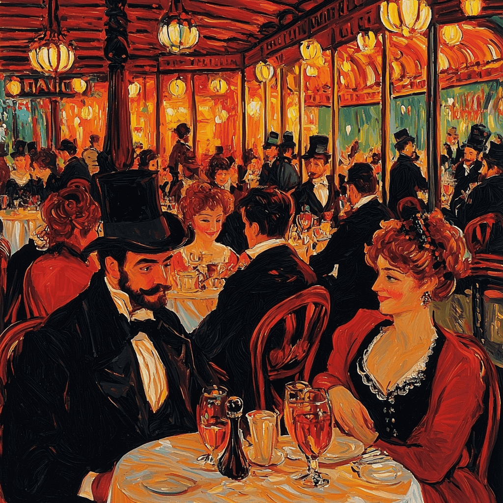 Toulouse-Lautrec Inspired Retro Elegance Paint By Numbers Kits