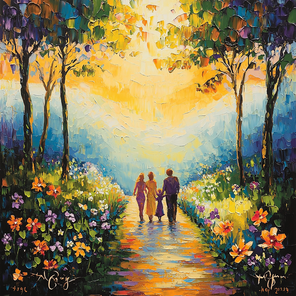 A Journey Of Hearts Paint By Numbers Art