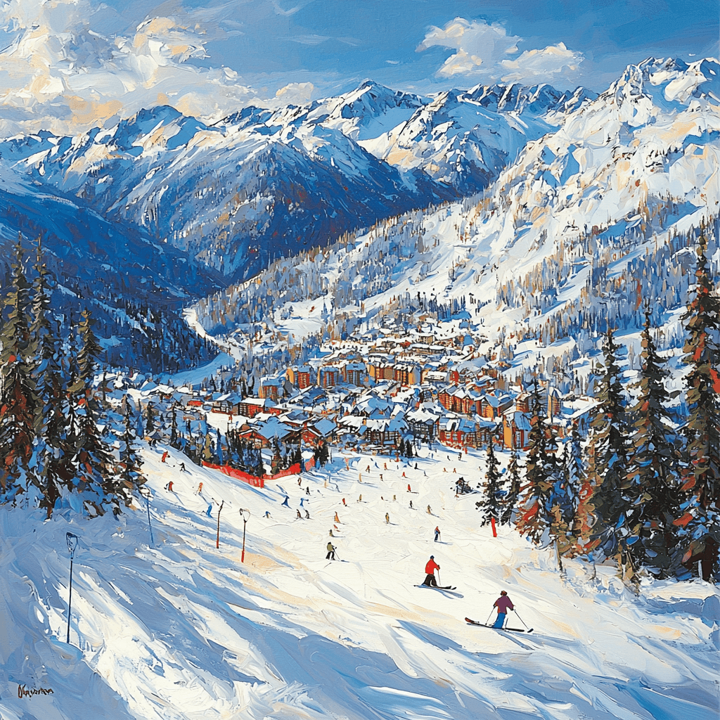 Whistler Blackcomb DIY Paint By Numbers