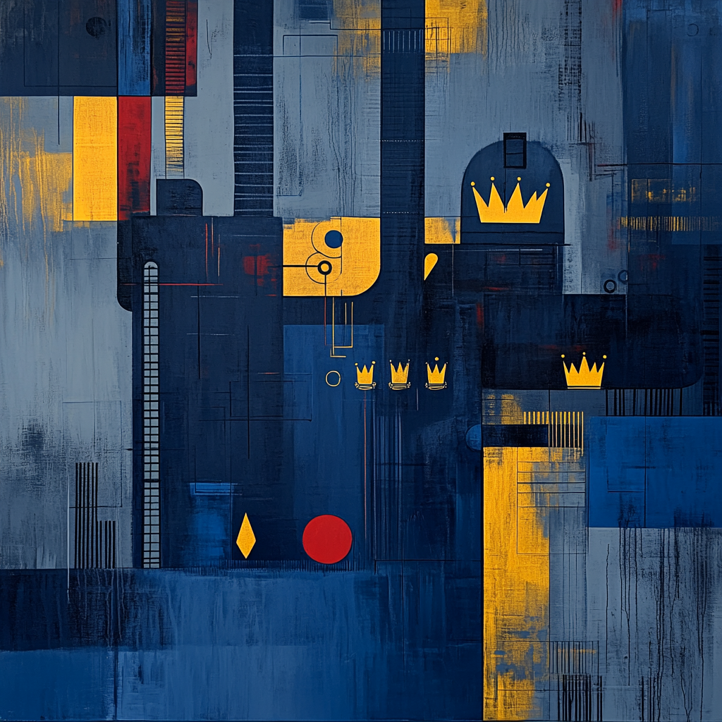Jean-Michel Basquiat Inspired Echoes Of Industry Painting by numbers kit