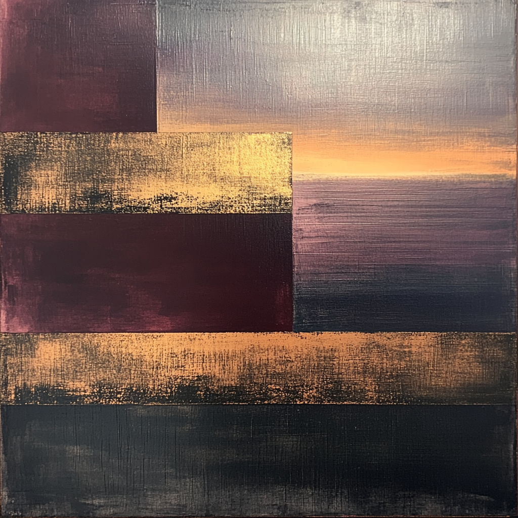 Mark Rothko Inspired Tectonic Dusk Paint by numbers kits
