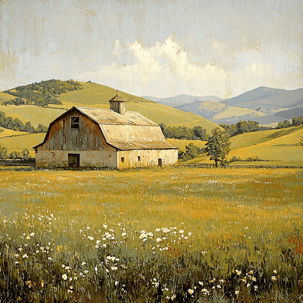 Andrew Wyeth Inspired Rural Rhythms DIY Paint By Numbers