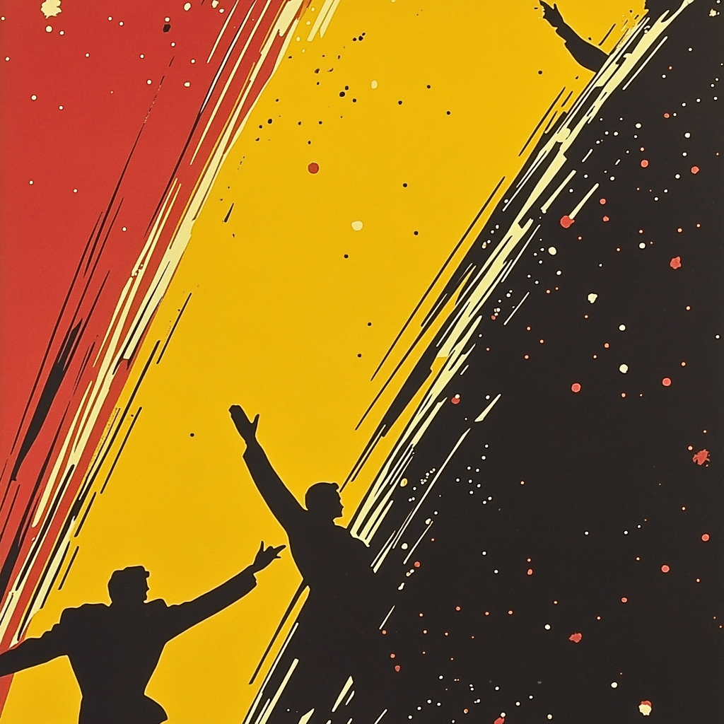 Toulouse Lautrec Inspired Dance Poster paint by number