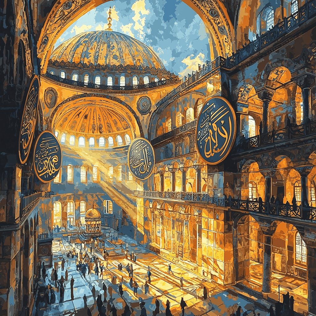 Hagia Sophia Museum Paint By Color