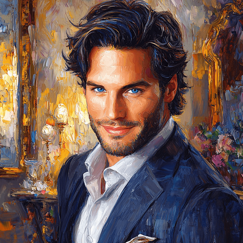 Ben Barnes: The Charismatic Shadow Of Dorian Gray Paint By Color