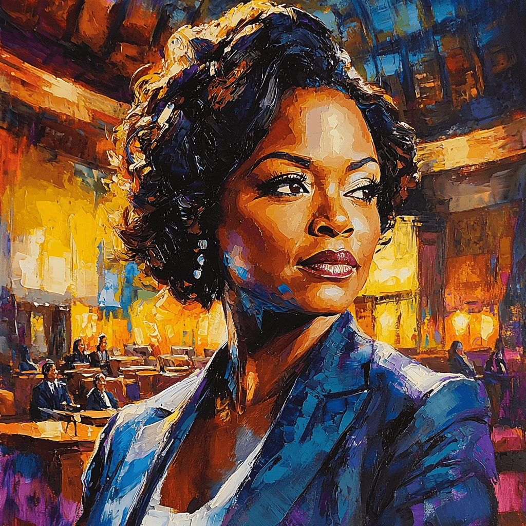 Viola Davis: The Bold Essence Of Annalise Keating Number Painting