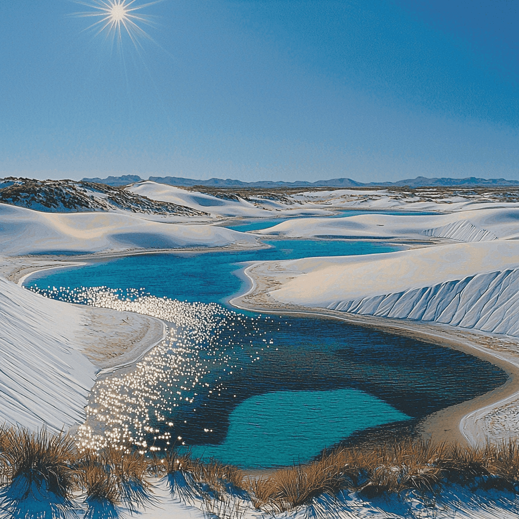 Lençóis Maranhenses National Park Paint By Color