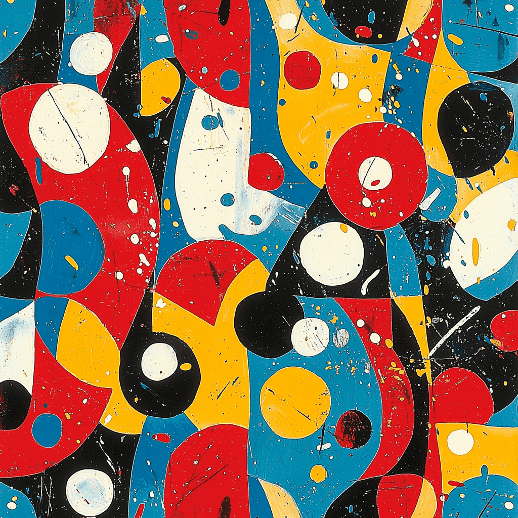 Joan Miró Inspired Whimsical Wonders Painting Number Kit