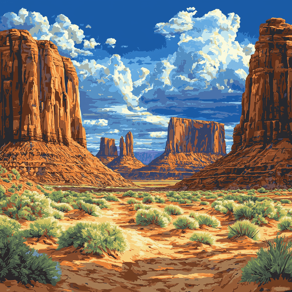 Monument Valley - Arizona Paint By Numbers
