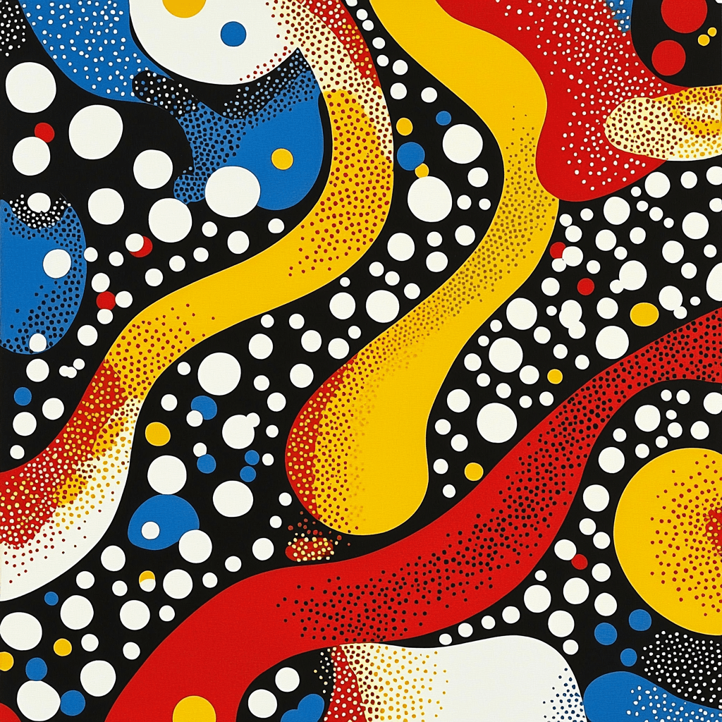 Yayoi Kusama Inspired Transcendent Connections Paint By Numbers