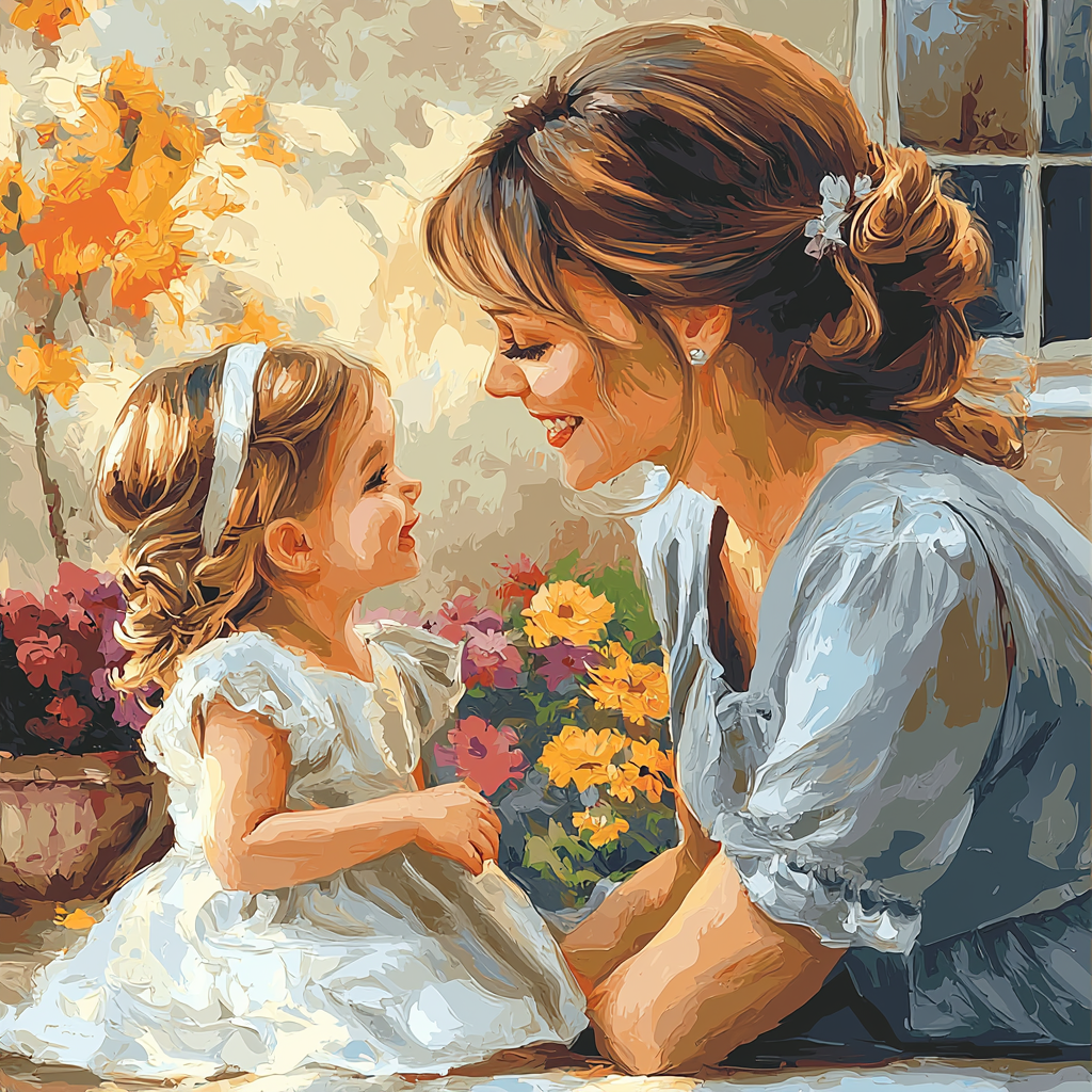 Mommy's Love Is Forever Painting By Numbers Kit