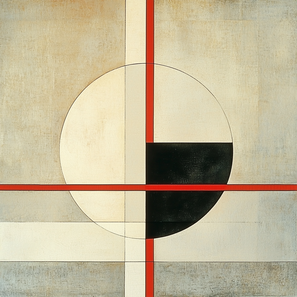 Kazimir Malevich Inspired Spatial Harmony Paint By Numbers Art