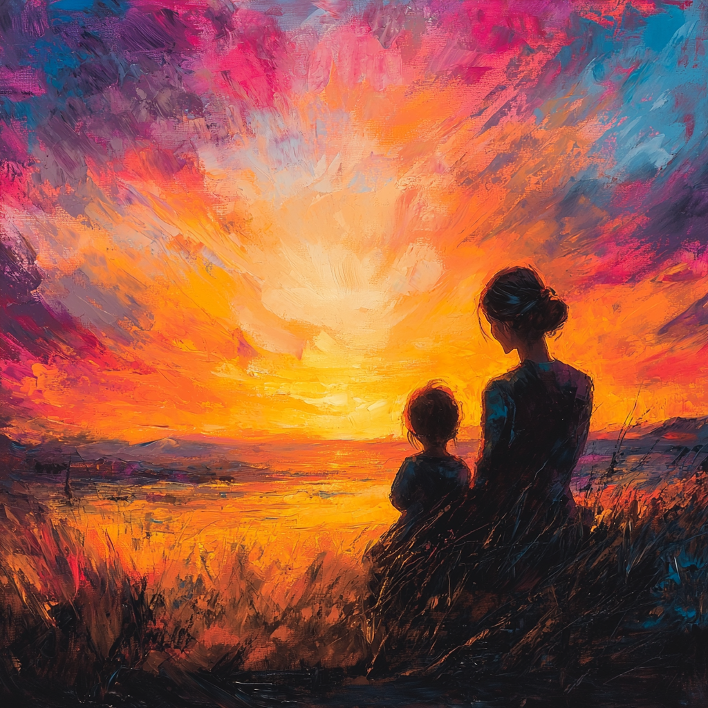 Mommy's Magical Embrace DIY Paint By Numbers