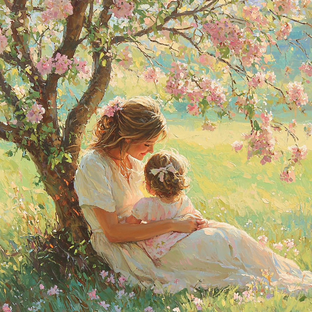 Tender Hearts, Eternal Bonds Painting Number Kit