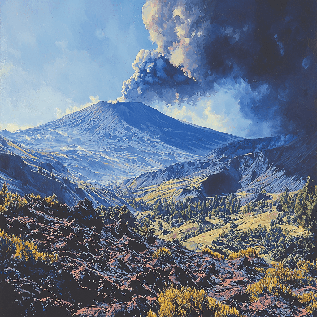 Mount Etna - Sicily, Italy Number Painting