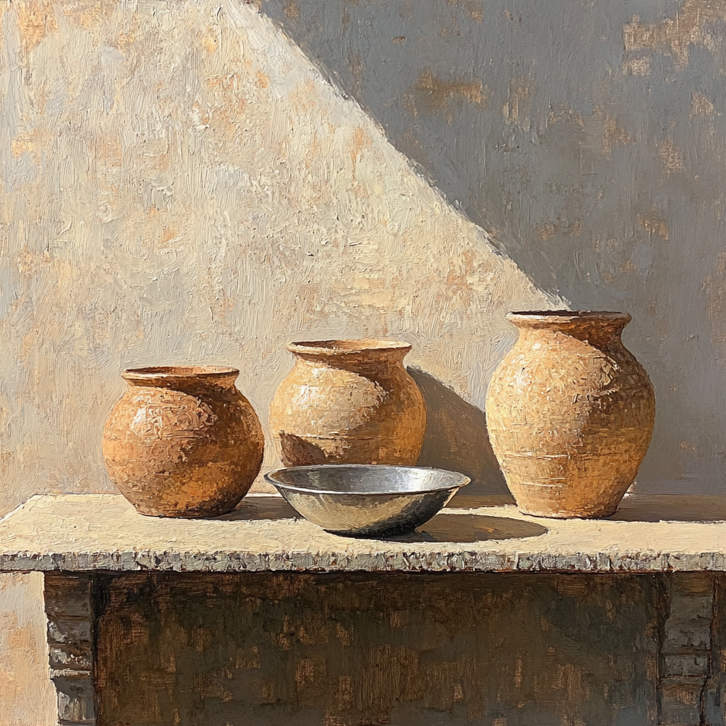 Diego Velázquez Inspired Earthenware Ensemble DIY paint by numbers