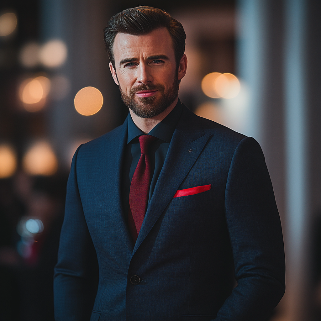Chris Evans: A Shield Against Time Number painting