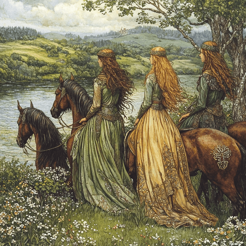 Arthur Rackham Inspired Celtic Mythology Reverie Numbered Painting Kits