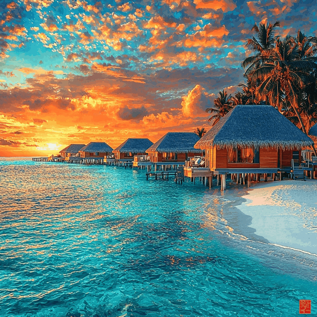 Maldives Paint By Number