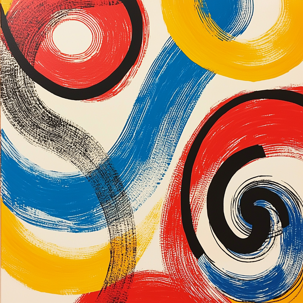 Joan Miró Inspired Whirlwind Of Imagination Painting By Numbers Kit