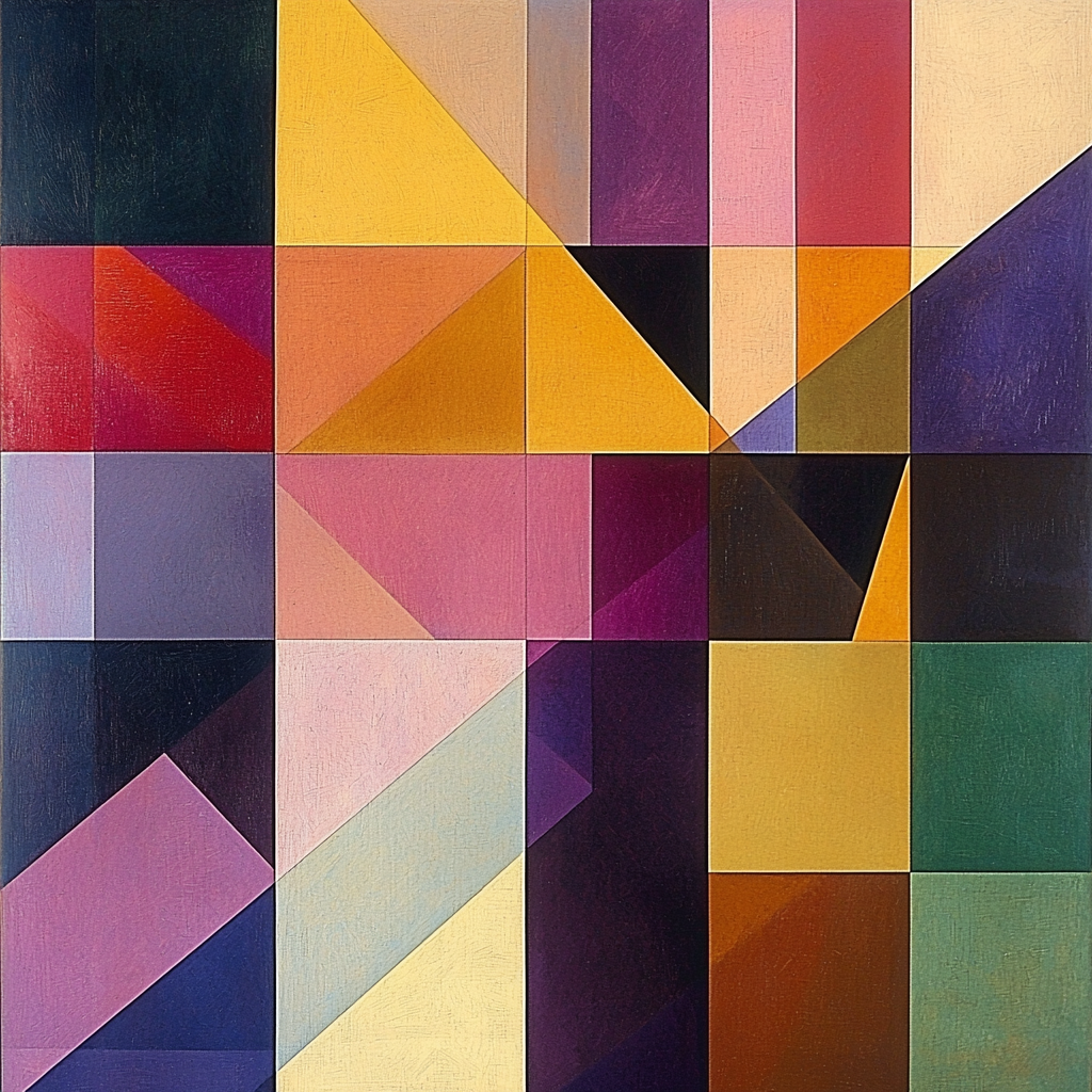 Kazimir Malevich Inspired Symphonic Forms Numbered Painting Kits