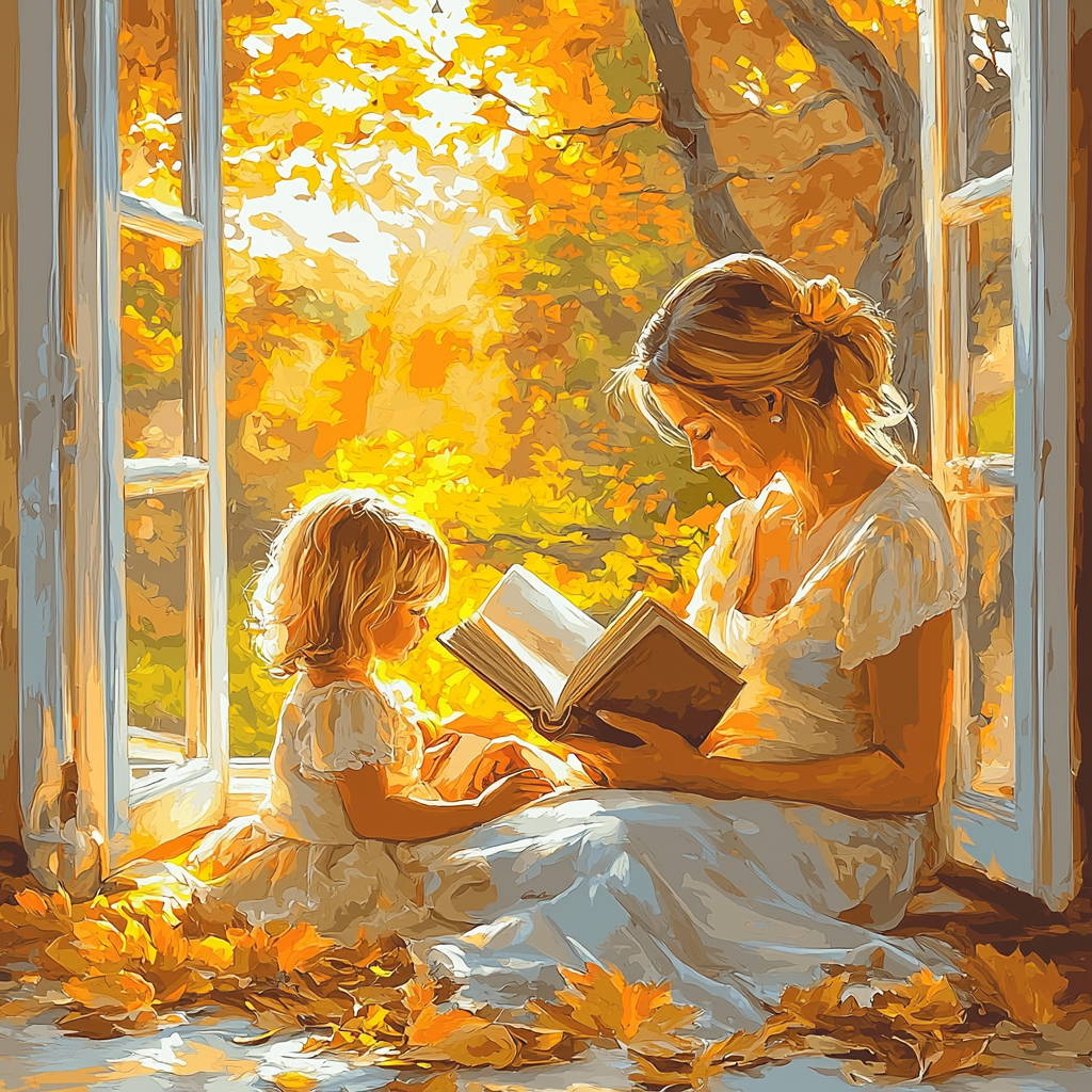 Golden Moments Of Motherhood DIY Paint By Numbers