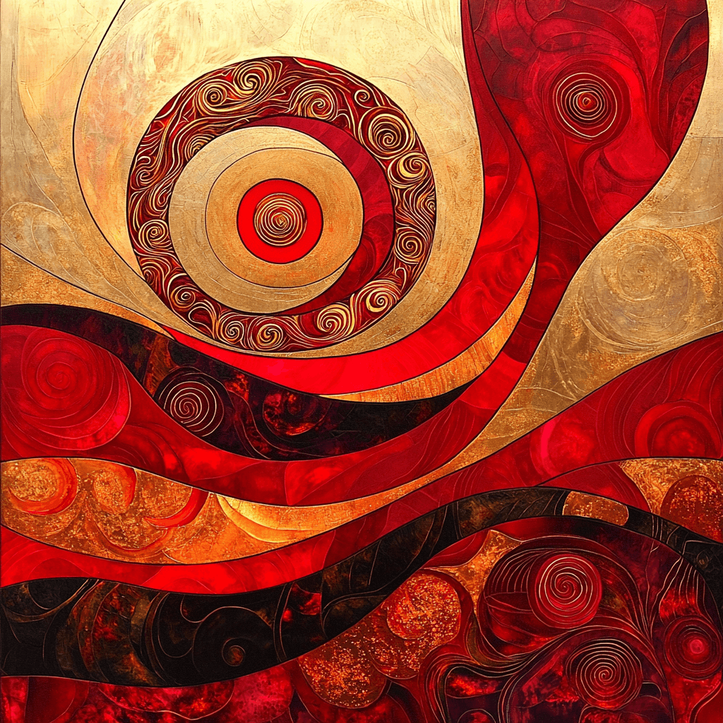 Gustav Klimt Inspired Mystical Harmony Paint By Numbers