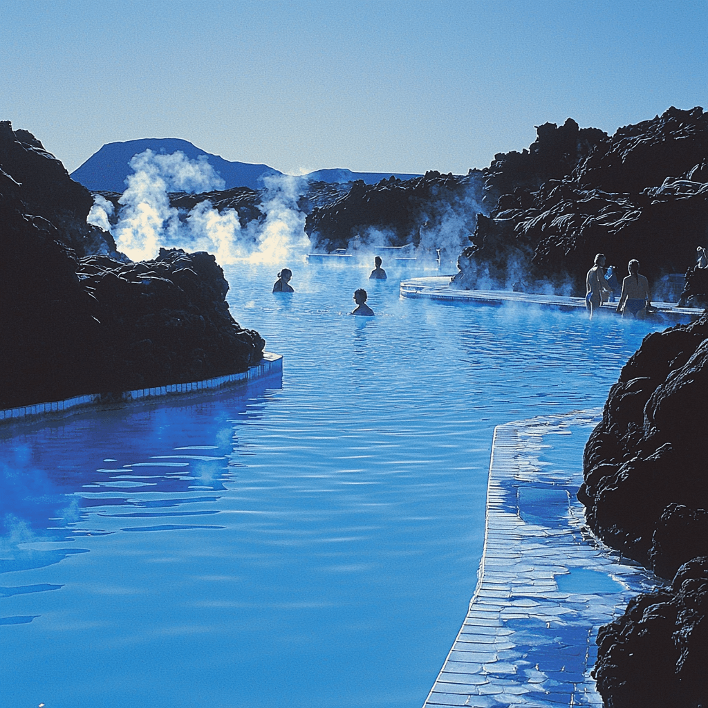 The Blue Lagoon Of Iceland DIY Paint By Numbers