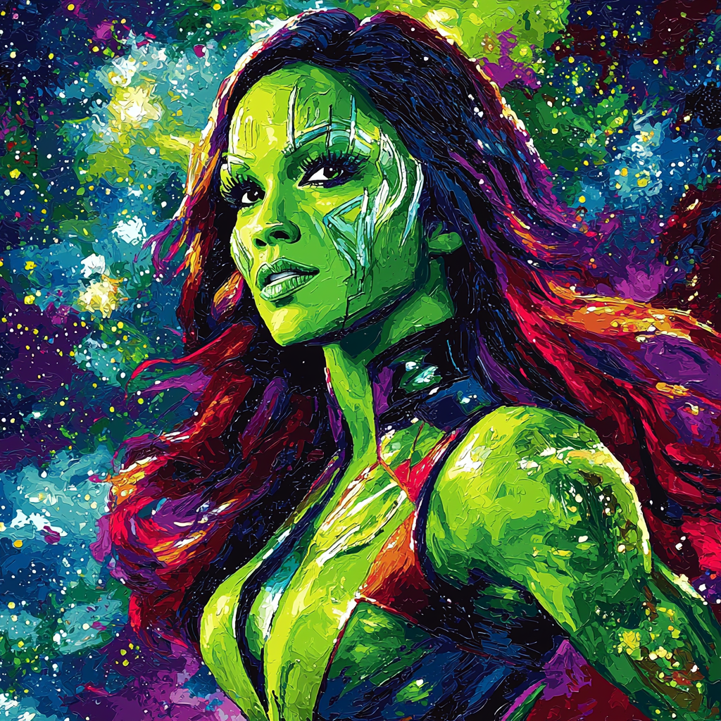 Zoe Saldana: Embracing Galactic Adventures And Bold Performances Paint By Number