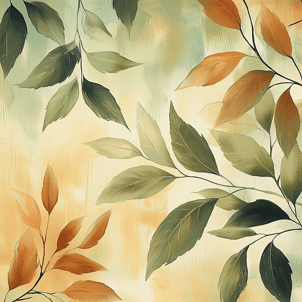 Zhao Mengfu Inspired Serenity In Leaves Number Painting