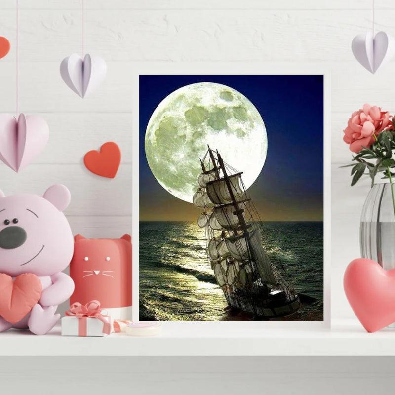 Sea Sailing Paint By Numbers Acrylic Painting Kit