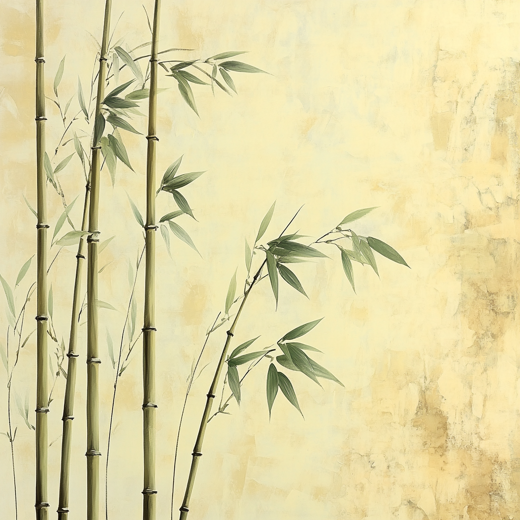 Zhao Mengfu Inspired Ancient Bamboo Melody Paint by numbers art