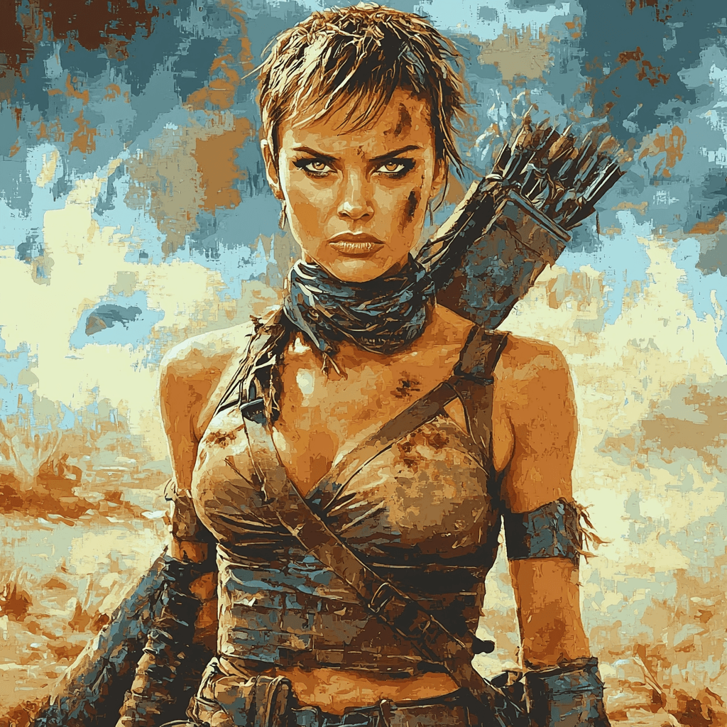 Charlize Theron: The Epitome Of Strength As Furiosa DIY Paint By Numbers