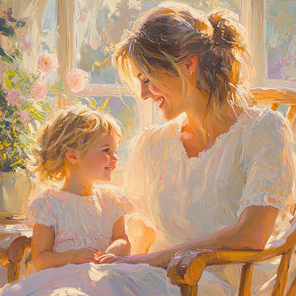 A Mother's Smile Paint By Number