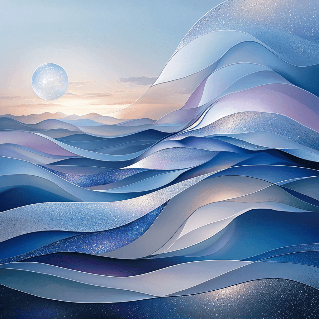 Chagall Inspired Mystical Lunar Landscape - DIY Painting By Numbers Kit