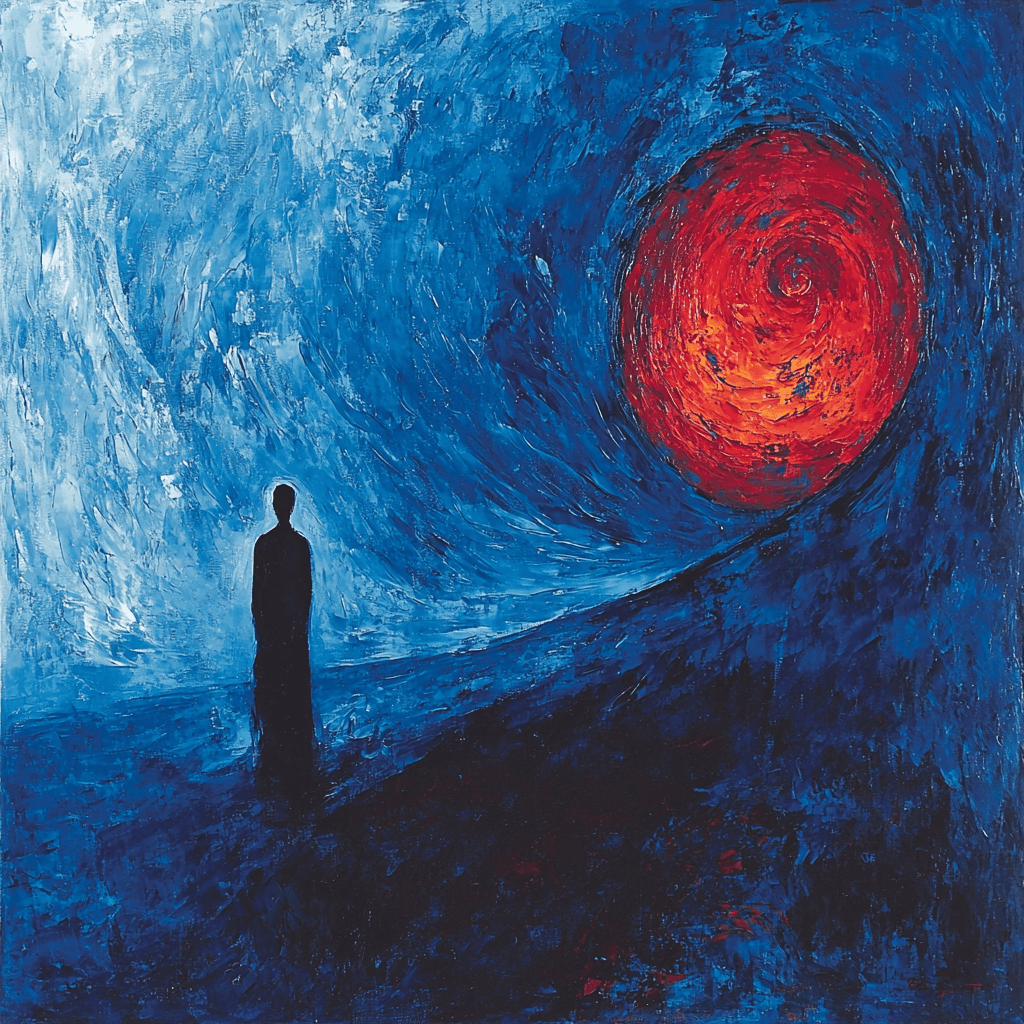 Edvard Munch Inspired Melancholic Reverie Paint By Color