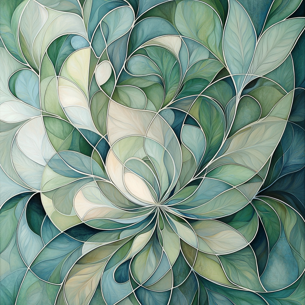 Alphonse Mucha Inspired Aura Of Nature DIY Paint By Numbers