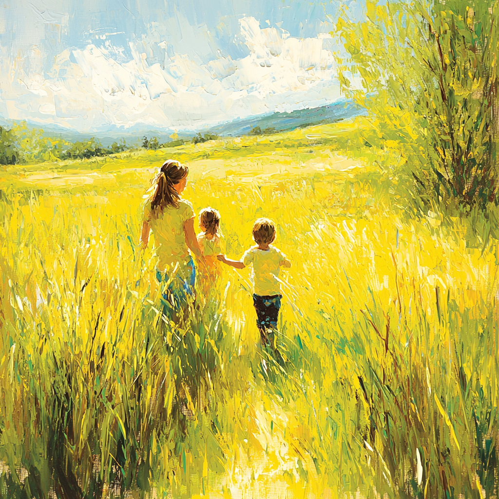 Fields Of Happiness DIY Paint By Numbers