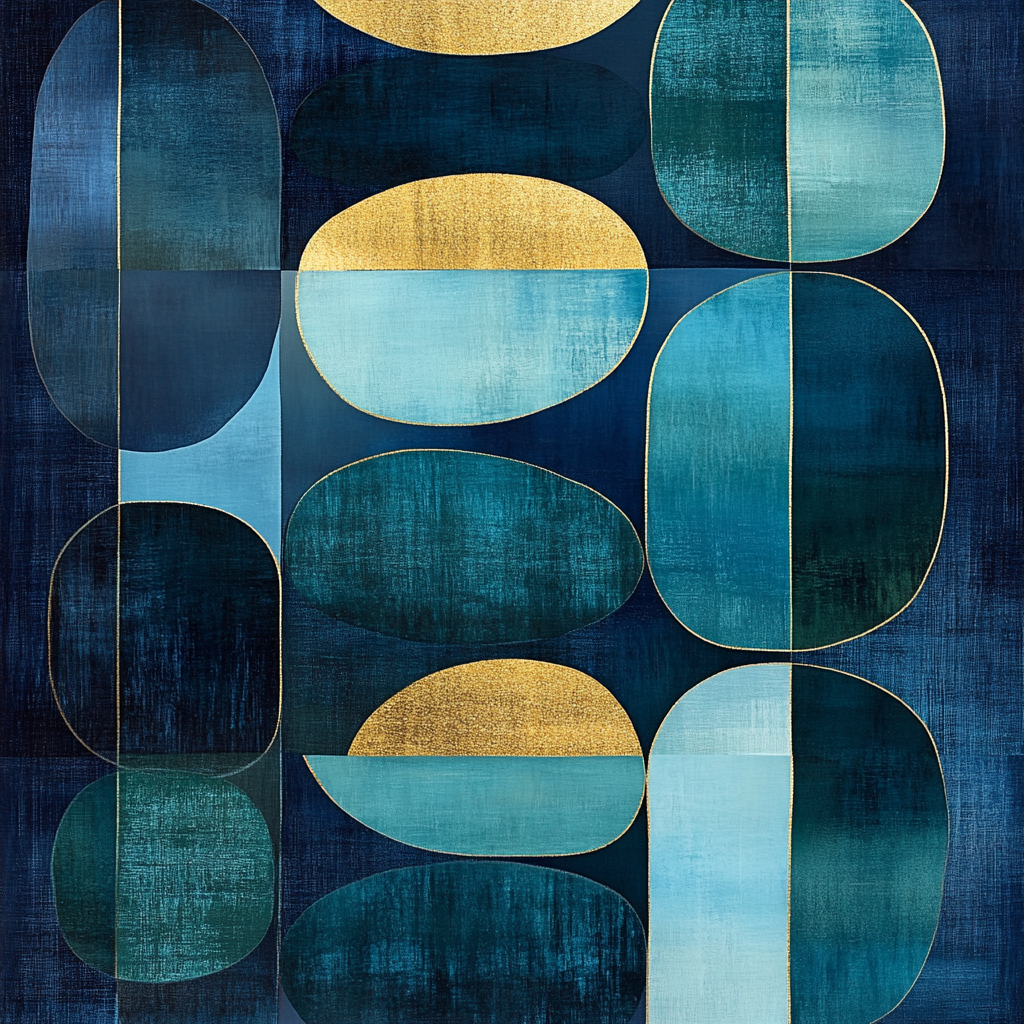 Paul Klee Inspired Aquatic Chorus paint by number