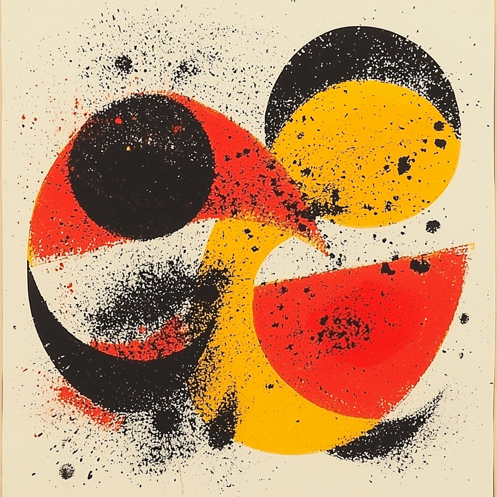 Joan Miró Inspired Infinite Echoes Paint By Numbers Art