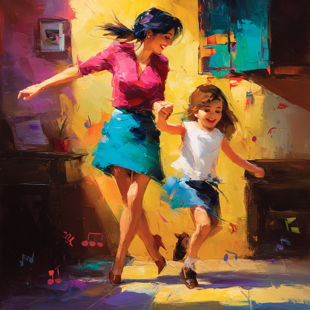 Dancing Through Life With Mom DIY Paint By Numbers