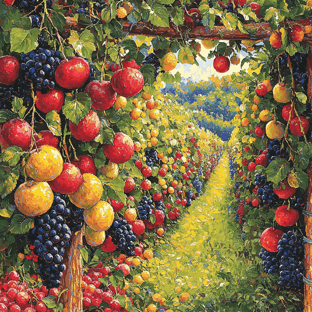 Claude Monet Inspired Bright Orchards Paint By Numbers